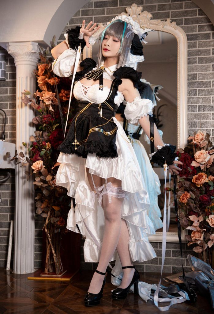 图片[1]-生见爱瑠梦幻变身碧蓝航线柴郡，绝美COS来袭！