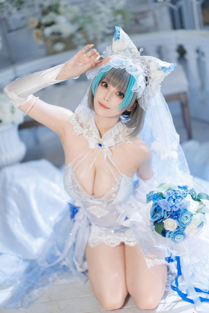 图片[2]-双笙化身冰雪精灵，绝美cosplay来袭！