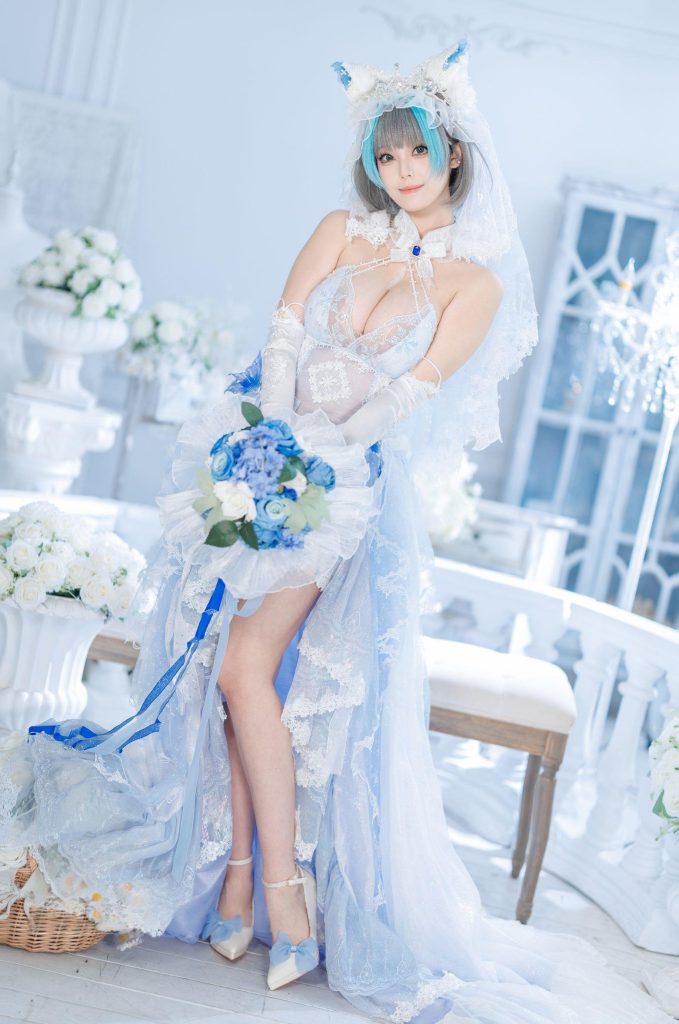 图片[4]-双笙化身冰雪精灵，绝美cosplay来袭！