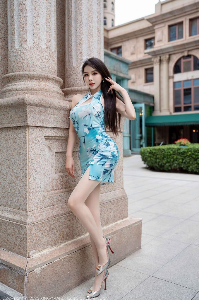 图片[2]-王馨漪旗袍风情万种，尽显东方神韵！