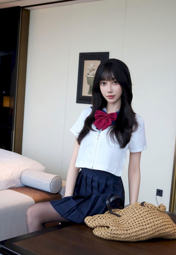 图片[5]-祁迹制服秀，优雅学姐范儿十足！