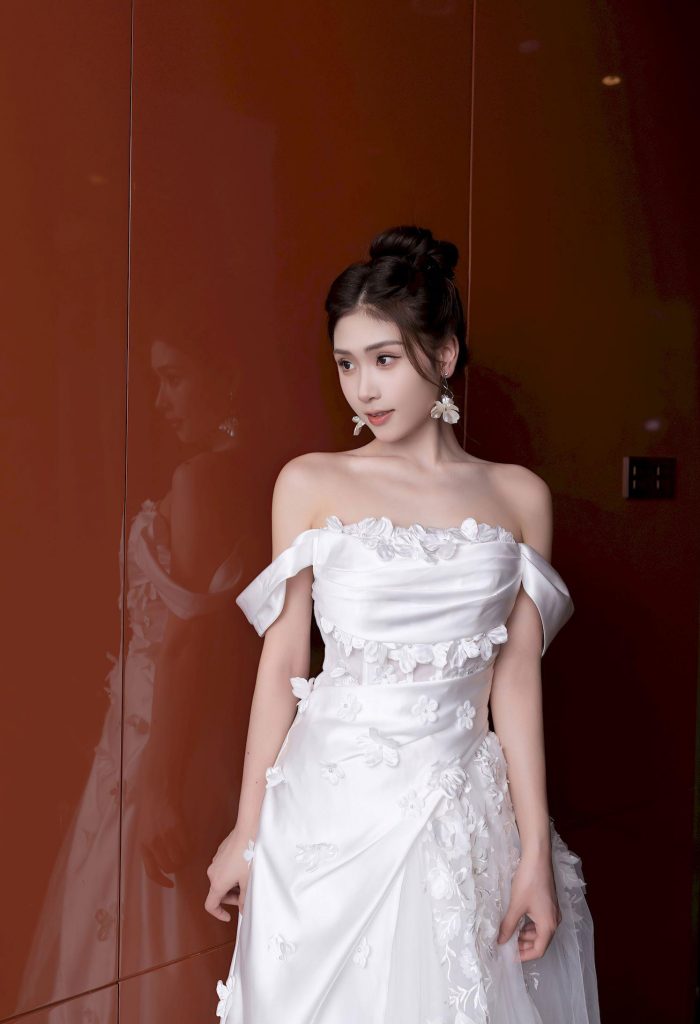 图片[4]-美女套图第47期：王诗蒙梦幻婚纱大片，优雅气质令人心动！