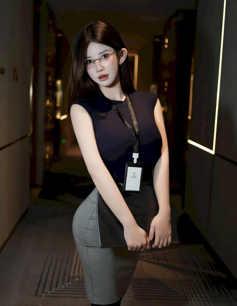 图片[1]-美女套图第40期：李雨桐化身职场海妖，御姐风范惊艳全场！