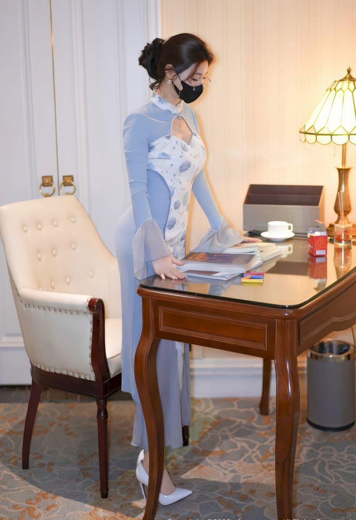 图片[4]-美女套图第37期：王馨瑶旗袍优雅绽放，东方美学惊艳时光！