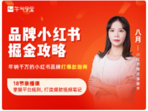 品牌小红书掘金攻略，年销千万的小红书品牌打爆款指南-高清美女套图，你想要的都有。