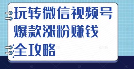 玩转微信视频号爆款涨粉赚钱全攻略，让你快速抓住流量风口，收获红利财富-高清美女套图，你想要的都有。