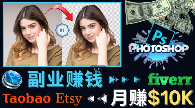 掌握PS修图技能，月赚5000美元以上–利用Adobe Photoshop赚钱的3种途径-高清美女套图，你想要的都有。