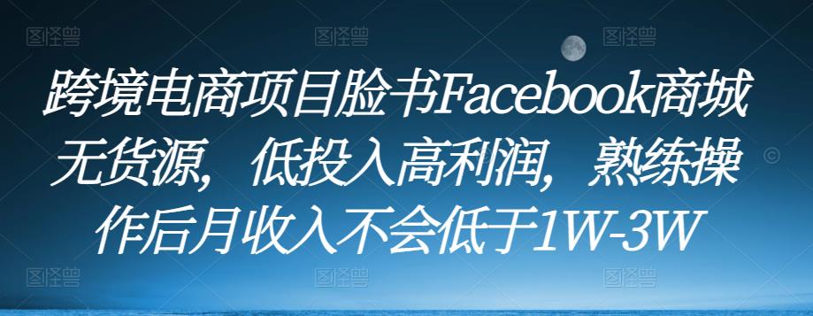 跨境电商项目脸书Facebook商城无货源,低投入高利润,熟练操作后月收入不会低于1W-3W-高清美女套图,你想要的都有。
