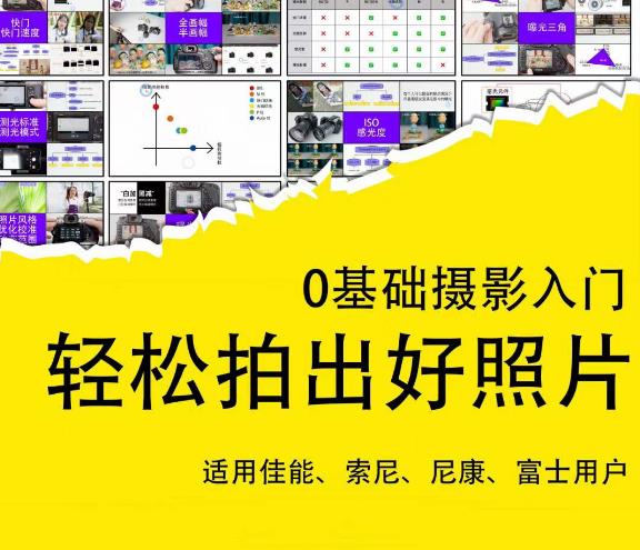 0基础摄影入门,轻松拍出好照片(适用佳能、索尼、尼康、富士用户)-高清美女套图,你想要的都有。