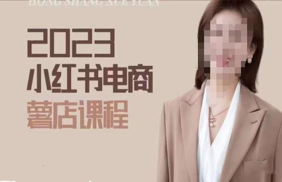 2023小红书电商课，新手小白从0~1玩转小红书薯店电商-高清美女套图，你想要的都有。