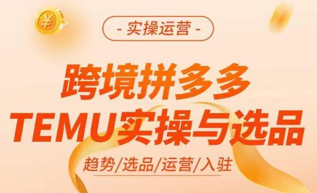 跨境拼多多TEMU实操与选品，​掌握平台运营方法技巧，选品避坑12条标准，爆款的底层思路等-高清美女套图，你想要的都有。