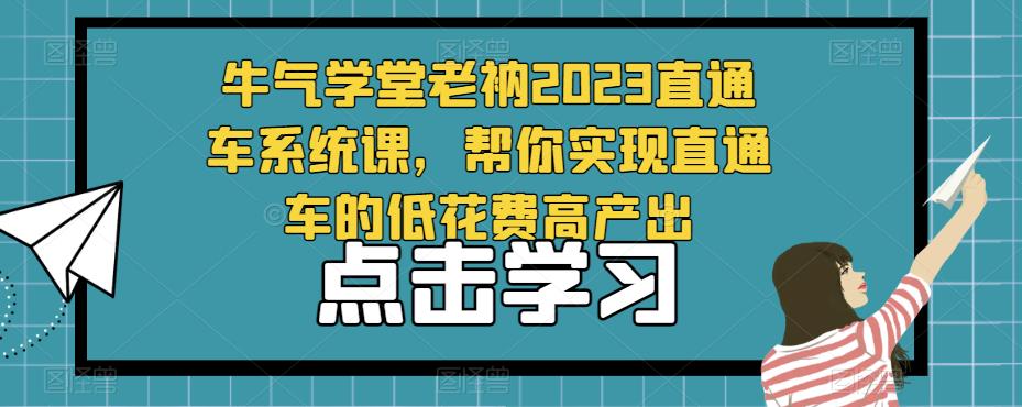 牛气学堂老衲2023直通车系统课，帮你实现直通车的低花费高产出-高清美女套图，你想要的都有。