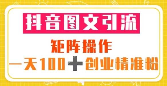 抖音图文引流矩阵操作一天100+创业精准粉（5节视频课+素材模板）-高清美女套图，你想要的都有。