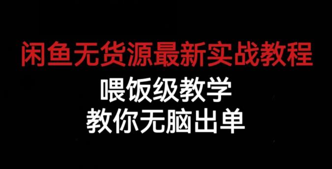 闲鱼无货源最新实战教程，喂饭级教学，教你无脑出单【揭秘】-高清美女套图，你想要的都有。
