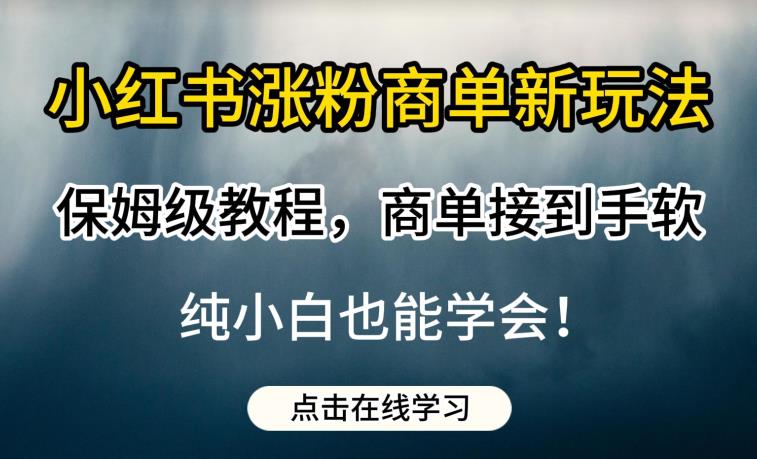 小红书涨粉商单新玩法,保姆级教程,商单接到手软,纯小白也能学会【揭秘】-高清美女套图,你想要的都有。
