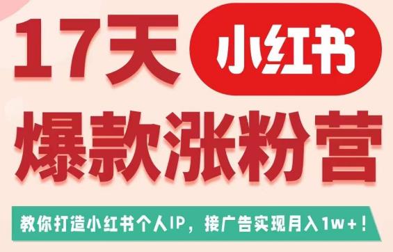 17天小红书爆款涨粉营（广告变现方向），教你打造小红书博主IP、接广告变现的-高清美女套图，你想要的都有。