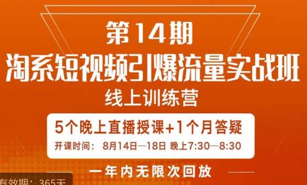南掌柜·淘系短视频引爆流量实战班,短视频是一个没有天花板的流量入口-高清美女套图,你想要的都有。