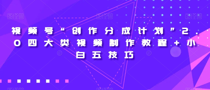 视频号“创作分成计划”2.0四大类视频制作教程+小白五技巧【揭秘】-高清美女套图，你想要的都有。