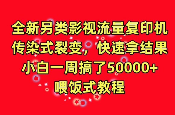 全新另类影视流量复印机，传染式裂变，快速拿结果，小白一周搞了50000+，喂饭式教程【揭秘】-高清美女套图，你想要的都有。