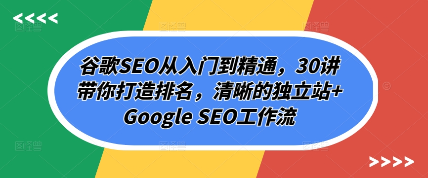谷歌SEO从入门到精通，30讲带你打造排名，清晰的独立站+Google SEO工作流-高清美女套图，你想要的都有。