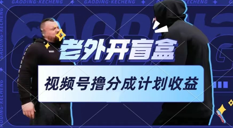 老外开盲盒视频，撸视频号分成计划收益，每天只需一小时，新手小白轻松上手【揭秘】-高清美女套图，你想要的都有。