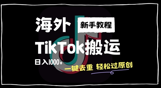 2024最新海外TikTok搬运玩法，一键去重轻松过原创，新手无经验也能日入1k【揭秘】-高清美女套图，你想要的都有。