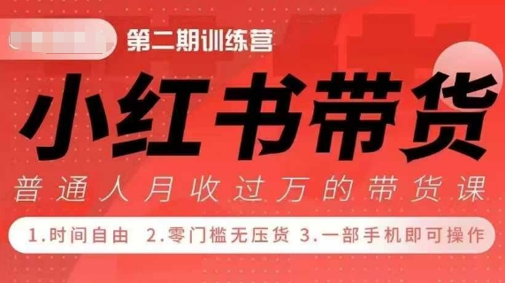 小Red书带货42天训练营 2.0版，宝妈+自由职+上班族+大学生，提高副业收入的大红利项目-高清美女套图，你想要的都有。