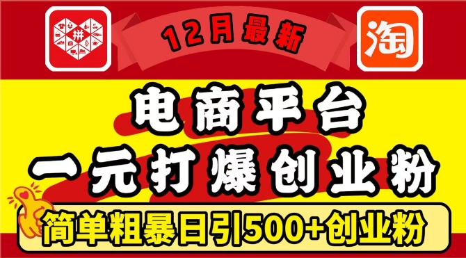 12月最新：电商平台1元打爆创业粉，简单粗暴日引500+精准创业粉，轻松月入过W【揭秘】-高清美女套图，你想要的都有。