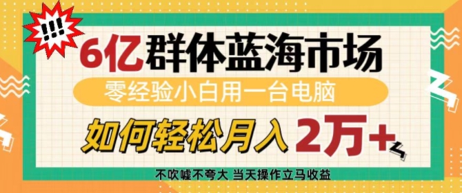 6亿群体蓝海市场，零经验小白用一台电脑，如何轻松月入过w【揭秘】-高清美女套图，你想要的都有。