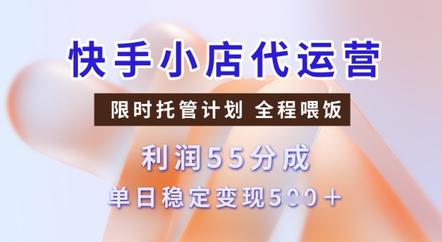 快手小店代运营3.0，模式新升级，收益55分，稳定单日5张【揭秘】-高清美女套图，你想要的都有。