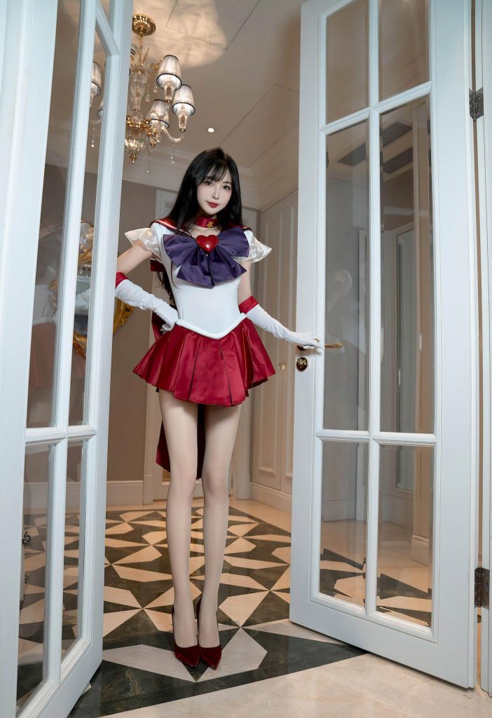 图片[2]-cospaly：神似林星阑：美少女战士cos的甜酷魅力