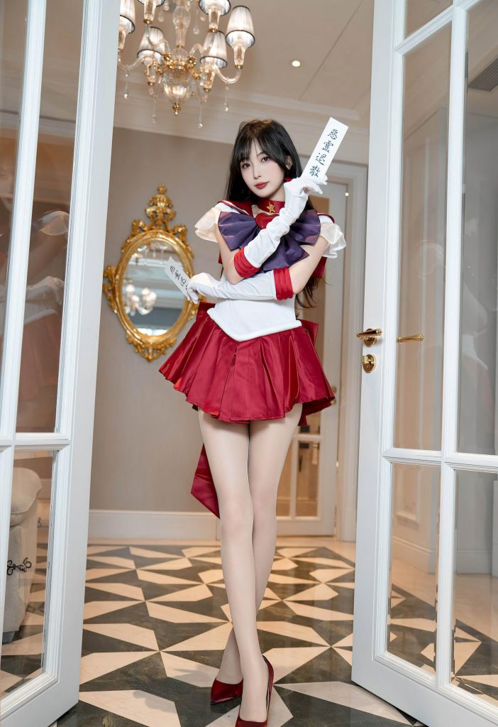 图片[3]-cospaly：神似林星阑：美少女战士cos的甜酷魅力